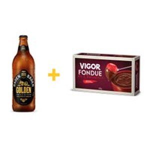Kit Cerveja Golden Ale Baden Baden 600ml + Fondue de Chocolate Vigor 250g
