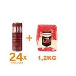 Kit 24 Brahmas Duplo Malte + Entrecote FilÃ© Costela Bovino Maturatta Friboi 1,2kg