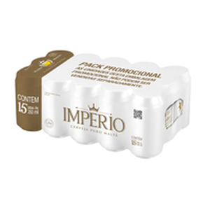 Cerveja ImpÃ©rio Pilsen Lata 350ML Pack Com 15