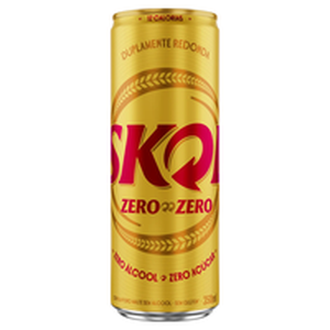 Cerveja Puro Malte Zero Ãlcool sem GlÃºten Zero AÃ§Ãºcar Skol Sleek Lata 350ml