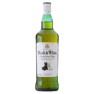 Whisky EscocÃªs Blended Black & White Garrafa 1l