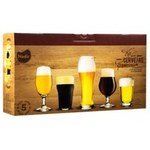 Conjunto com 5 Copos para Cervejas Especiais