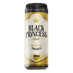 Cerveja Puro Malte Gold Black Princess Lata 350ml