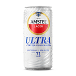 Cerveja Lager Puro Malte sem GlÃºten Amstel Ultra Lata 269ml
