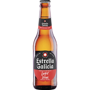 Cerveja Lager Puro Malte Estrella Galicia Garrafa 355ml