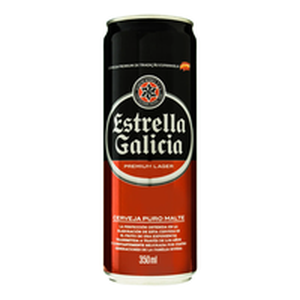 Cerveja Lager Puro Malte Estrella Galicia Lata 350ml