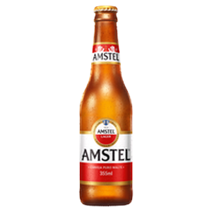 Cerveja Lager Puro Malte Amstel Garrafa 355ml