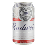 Cerveja Lager Budweiser Lata 350ml