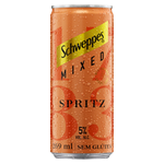 Bebida Mista AlcoÃ³lica Gaseificada Spritz Schweppes Mixed Lata 269ml