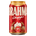 Cerveja Original Brahma Chopp Lata 350ml