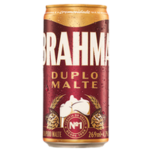 Cerveja Pilsner Duplo Malte Brahma Lata 269ml