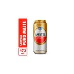 Cerveja Amstel Lager Puro Malte Lata 473ml