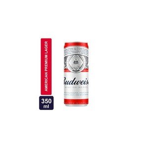 Cerveja Budweiser American Lager Lata 350ml