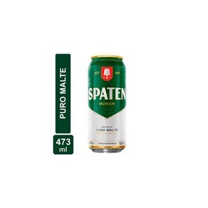 Cerveja Spaten Puro Malte Munich Helles Lata 473ml
