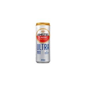 Cerveja Amstel Lager Puro Malte Ultra sem GlÃºten Lata 350ml
